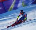 Bild: Michael Kappeler/dpa
Talwärts -  Mikaela Shiffrin fährt im ersten Lauf beim Riesenslalom.