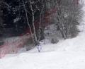 Bild: John Locher/AP/dpa
Nach seinem Slalom-Aus flüchtete Atle Lie McGrath in den Wald.