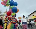Bild: gri
Manege frei für den Zirkus aus Lintach beim Freudenberger Faschingszug.