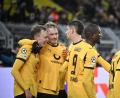 Bild: Bernd Thissen/dpa
Borussia Dortmund darf auf den Einzug ins Achtelfinale der Champions League hoffen.