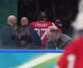 Bild: Carolyn Kaster/AP/dpa
Kanadas Kapitän Sidney Crosby ging vorzeitig verletzt in die Kabine.