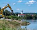 Bild: Armin Weigel/dpa
Bei Straubing wurde der Donauausbau bereits gestartet. (Archivbild)