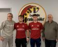 Bild: SV Grafenwöhr
Luca Thiede (links) und sein Bruder Jonas laufen künftig für die SV Grafenwöhr auf.
