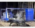 Bild: Polizeiinspektion Amberg
In Freudenberg ist dieser Wohncontainer komplett ausgebrannt. Wegen des Verdachts der Brandstiftung nahm die Polizei den 35-jährigen Bewohner fest.