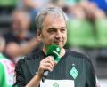 Bild: Carmen Jaspersen/dpa
Arnd Zeigler ist seit 2001 Stadionsprecher bei Werder Bremen. (Archivbild)