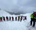 Bild: -/Italienische Bergwacht/dpa
Mehr als 60 Rettungskräfte waren bei der Suche im Einsatz.
