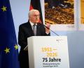Bild: Bernd von Jutrczenka/dpa
Steinmeier sprach bei der Jubiläumsveranstaltung zu 75 Jahren Wiedergründung des Auswärtigen Amts