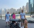 Bild: Familie Ernst
Josef und Luzia Ernst aus Münchenreuth beim Spaziergang in Dubai mit Schwiegersohn und Enkelkindern.