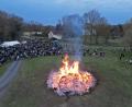Bild: Matthias Bein/dpa
Osterfeuer