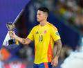Bild: Wilfredo Lee/AP/dpa
Musste ins Krankenhaus: Ex-Bayern-Spieler James Rodriguez. (Archivbild)