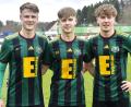 Bild: Hubert Ziegler
Die drei Pirner-Brüder bei der DJK Ammerthal: (von links) Fabio, Simon und Noah Pirner. Am Samstag standen alle drei beim Sieg gegen den TSC Neuendettelsau von Anpfiff an auf dem Platz.