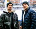 Bild: Elke Englmaier
Tomas Rubes (links) und Tyler Ward verlassen die Blue Devils Weiden.