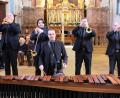 Bild: Robert Dotzauer
Überschäumende musikalische Osterfreude vermittelte am Ostermontag Bavarian Brass beim Konzert in der Klosterkirche Speinshart.
