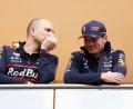 Bild: David Davies/PA Wire/dpa
Gianpiero Lambiase (l) wird Red Bull und Max Verstappen verlassen. (Archivbild)