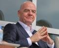 Bild: Riza Ozel/AP/dpa
Gianni Infantino könnte bis 2031 FIFA-Präsident bleiben. (Archivbild)