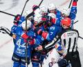 Bild: Uwe Anspach/dpa
Nach 2019 mal wieder im Finale: die Adler Mannheim. (Archivbild)