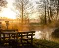 Bild: Frank Hammerschmidt/dpa
Morgens im Spreewald