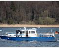 Bild: Sven Hoppe/dpa
Die Wasserschutzpolizei stoppte das Schiff für eine Kontrolle. (Symbolbild)