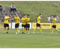 Bild: Hubert Ziegler
Impressionen vom Spitzenspiel der Fußball-Bezirksliga Nord zwischen dem FC Amberg (gelbe Trikots) und dem SV Hahnbach. Die Partie endete mit 2:1.