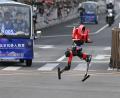 Bild: Johannes Neudecker/dpa
Der Roboter des Smartphone-Herstellers Honor war auch im Trainingslauf der Schnellste.