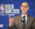 Bild: Soeren Stache/dpa
NBA-Boss Adam Silver drängt mit seiner Liga nach Europa. (Archivbild)