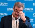 Bild: Sven Hoppe/dpa
Die Kommunalwahl hatte vielerorts Dämpfer für die CSU parat - die Stichwahlen kosteten die Christsozialen viel Kraft.