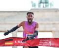 Bild: Sebastian Christoph Gollnow/dpa
Amanal Petros knackte zuletzt in Berlin seinen deutschen Halbmarathon-Rekord. (Archivbild)