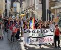 Bild: Petra Hartl
Fridays for Future Amberg zog am Freitag zur Rettung der Energiewende durch die Amberger Altstadt.
