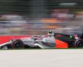 Bild: Heath McKinley/AP/dpa
Der neue Formel-1-Audi kämpft noch mit technischen Problemen. (Archivbild)