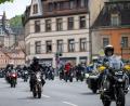 Bild: Pia Bayer/dpa
Die Sternfahrt in Kulmbach ist laut Innenministerium das größte Bikertreffen Süddeutschlands.