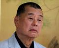 Bild: Vincent Yu/AP/dpa
Jimmy Lai erhält den Freedom of Speech Award der Deutschen Welle. (Archivbild)
