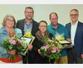 Bild: Gerhard Franz
Abschied aus dem Poppenrichter Gemeinderat (von links): Waltraud Lobenhofer, Konrad Scharl, Barbara Wagner und Rudolf Kordein, denen der Erste Bürgermeister Hermann Böhm (rechts) für ihr langjährliches Engagement zum Wohle der Gemeinde dankte.