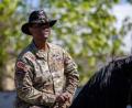 Bild: Sgt. Devin Klecan
US-Oberst Donald Neal Jr. macht auf seinem Pferd bei der Parade in Bělá nad Radbuzou eine gute Figur. Auch den Kommandeur der "2nd Cavalry Division" würde der Abzug aus Vilseck treffen.