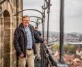 Bild: Michael Golinski, Stadt Amberg 
Michael Cerny noch als Oberbügermeister auf der Aufsichtsplattform des Turms der Basilika St. Martin in Amberg.