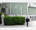 Bild: Felix Hörhager/dpa
Der russische Pavillon auf dem Biennale-Gelände stammt noch aus Zarenzeiten. (Archivbild)