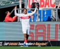 Bild: Uwe Anspach/dpa
Jubel in der Nachspielzeit: VfB-Joker Tiago Tomás.