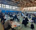 Bild: Wolfgang Hecht
Schülerinnen und Schüler der verschiedenen Fachrichtungen bei ihrer Abschlussprüfung