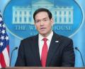 Bild: Mark Schiefelbein/AP/dpa
Die Operation „Gewaltiger Zorn“ ist laut US-Außenminister Rubio beendet.