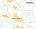 Grafik: Franka Eichl
Die Telekom hat grob die Flächen markiert, wo in Sulzbach-Rosenberg sie eigenwirtschaftlich und gefördert Glasfaser ausbaut. Ziel ist, bis Ende 2027 fertig zu sein.