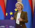 Bild: Anthony Pizzoferrato/AP/dpa
EU-Kommissionspräsidentin Ursula von der Leyen und US-Präsident Donald Trump verständigten sich im Sommer 2025 auf einen Zoll-Deal.