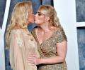Bild: Evan Agostini/Invision/dpa
Rebel Wilson (rechts) und Ramona Agruma feiern die Geburt ihrer zweiten Tochter. (Archivbild)