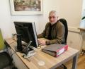 Bild: Portner
Michael Riedl am "Bürgermeister-Schreibtisch" der Verwaltungsgemeinschaft Schönsee.