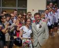 Bild: Thilo Klug
Lena und Kilian Suttner feiern in Etzelwang Hochzeit.