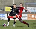 Bild: Hubert Ziegler
Favoritenschreck Pfreimd: Dennis Lobinger (rechts) von der SpVgg Pfreimd zählt zu den besten Torjägern der Liga. Dem SV Hahnbach will die SpVgg die Relegation vermiesen.