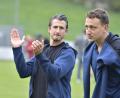Bild: Hubert Ziegler
Michael Riester (links) und die SpVgg SV Weiden freuen sich auf das finale Heimspiel dieser Bayernliga-Saison.