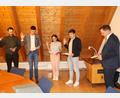 Bild: Rudi Gruber
Die neuen Gemeinderäte bei der Vereidigung (von links): Stefan Kohl, Jürgen Leißner, Inge Behringer, Markus Paulus mit Erstem Bürgermeister Roland Lutz.