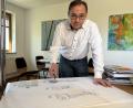 Bild: sbö
Museumsleiter Tobias Hammerl erklärt, wie das neue Großgerätedepot geplant wurde und welche Gedanken sich von den Verantwortlichen gemacht wurden.