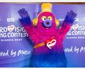 Bild: Georg Hochmuth/APA/dpa
„Auri“ heißt das Maskottchen des 70. ESC in Wien.