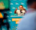 Bild: Uwe Lein/dpa
Klare Worte, aber kein euphorischer Applaus: Freie-Wähler-Chef Aiwanger kann derzeit dennoch mit der Lage seiner Partei in Bayern zufrieden sein.