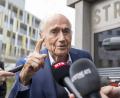 Bild: Urs Flueeler/KEYSTONE/dpa
Der einstige FIFA-Präsident Joseph Blatter stellt sich einmal mehr gegen seinen Nachfolger. (Archivbild)